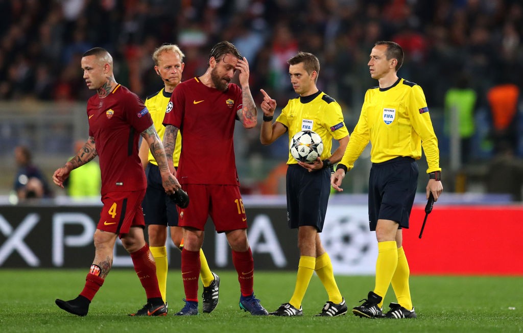 Roma-Barcellona De Rossi Nainggolan Turpin