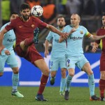 Roma-Barcellona Fazio Iniesta Florenzi