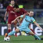 Roma-Barcellona Iniesta Strootman