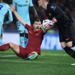 Roma-Barcellona Dzeko