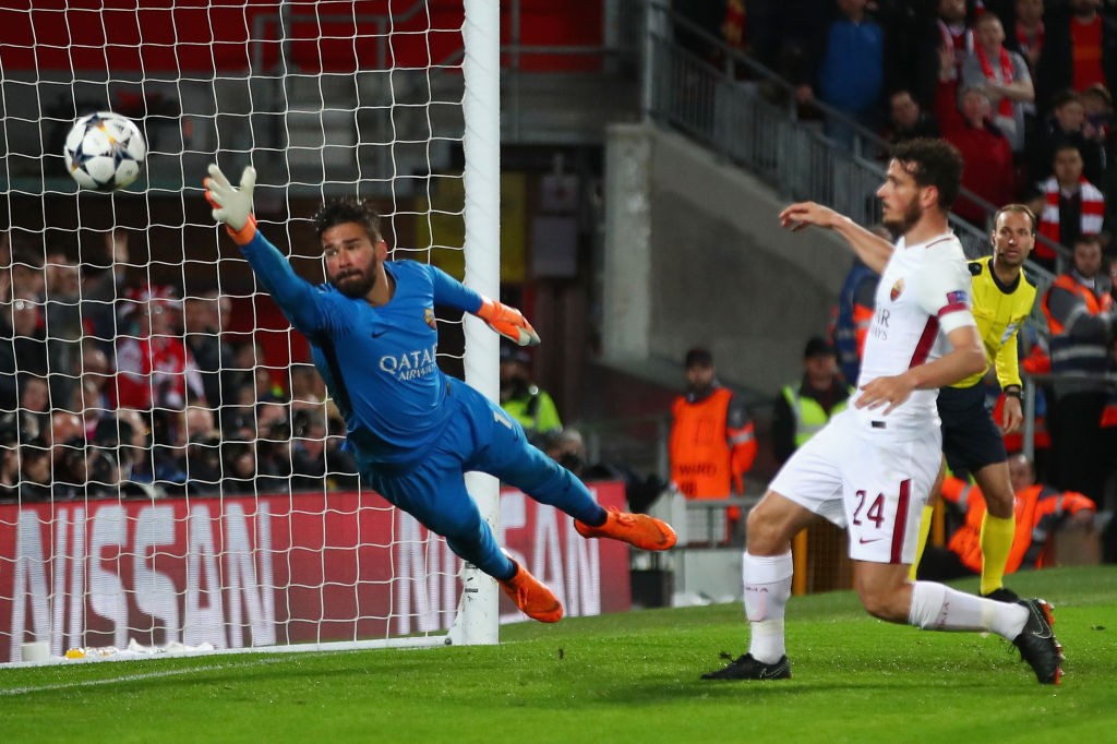 Liverpool_Roma_alisson_florenzi
