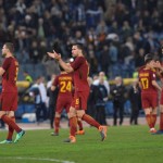 Lazio-Roma Dzeko Strootman Fazio