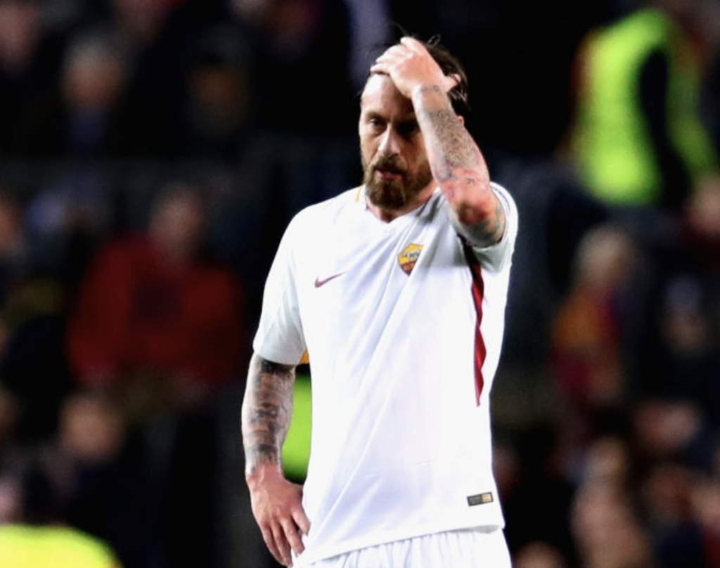 Barcellona-Roma De Rossi Autogol
