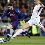 Barcellona-Roma Messi Dzeko