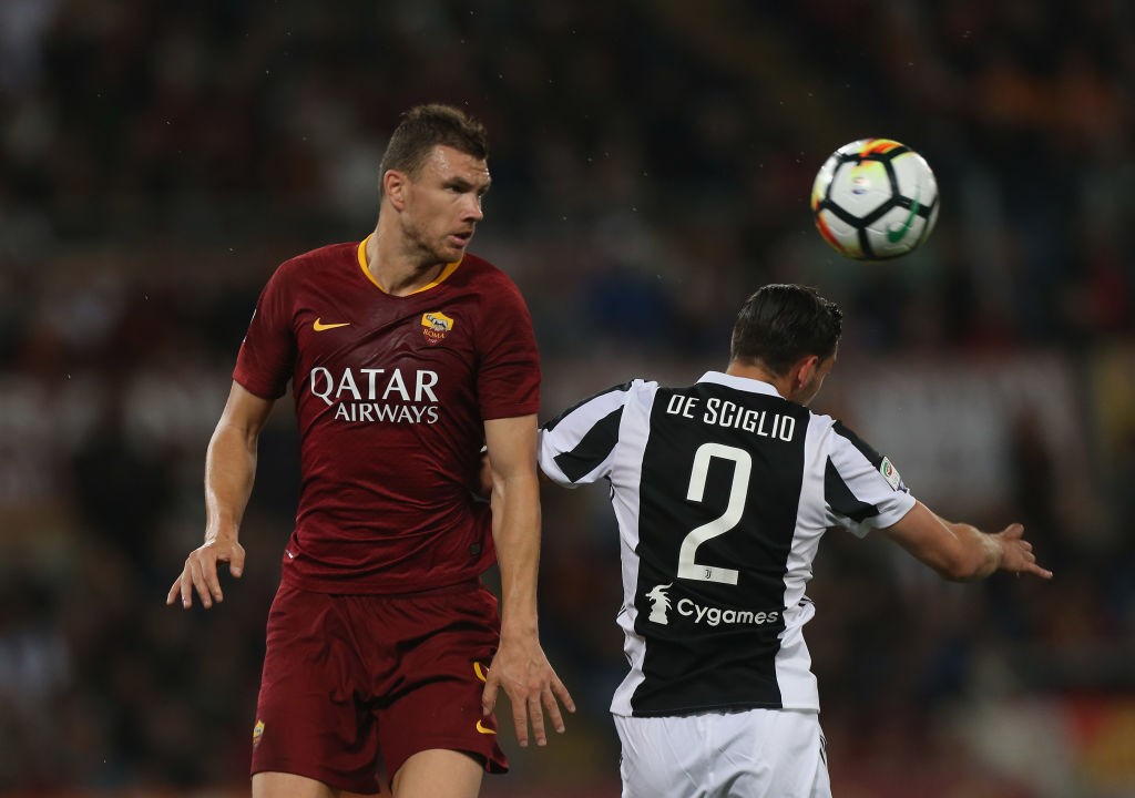 Roma-Juve Dzeko De Sciglio