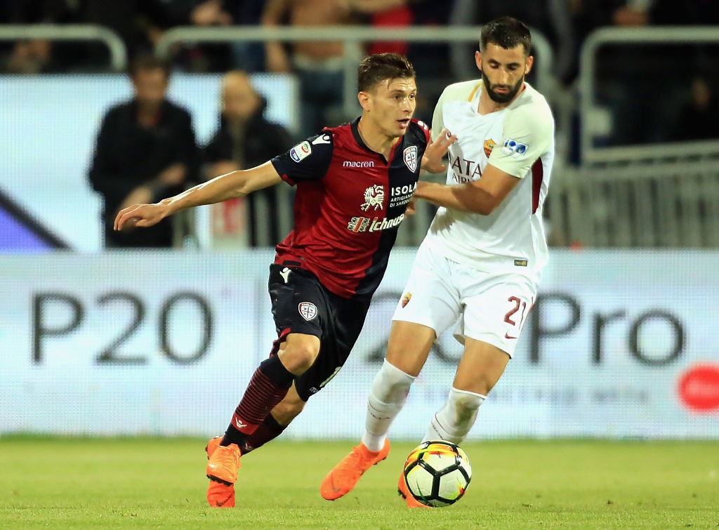 Cagliari-Roma Gonalons Barella
