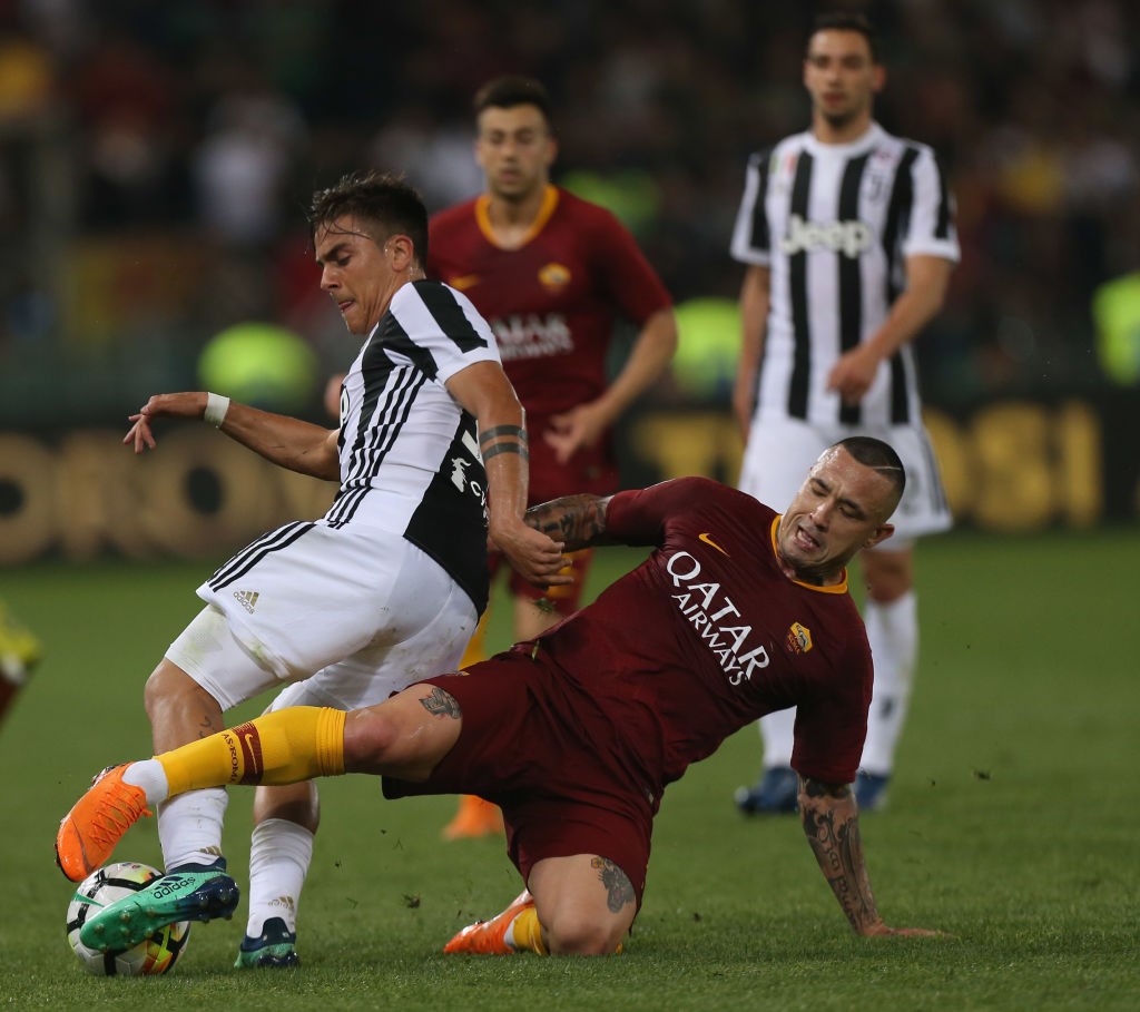 Roma-Juve Nainggolan Dybala 0