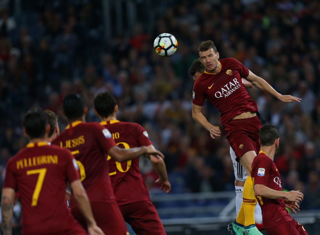 Roma-Juve Dzeko