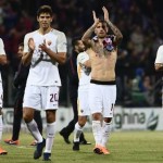 Cagliari-Roma Kolarov Fazio Schick