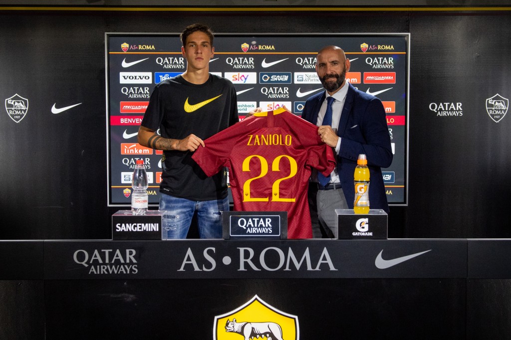 Zaniolo Monchi Trigoria