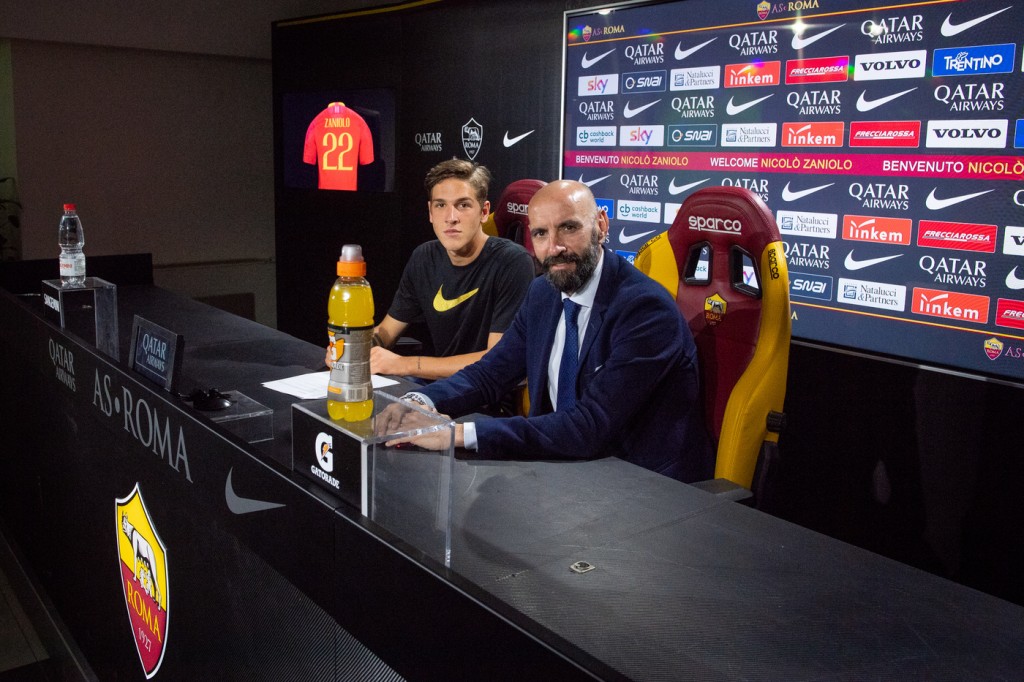 Zaniolo Monchi Trigoria