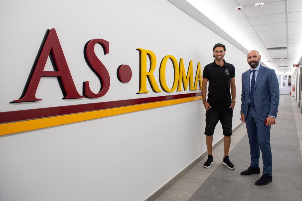 AS Roma, Javier Pastore visita il centro sportivo