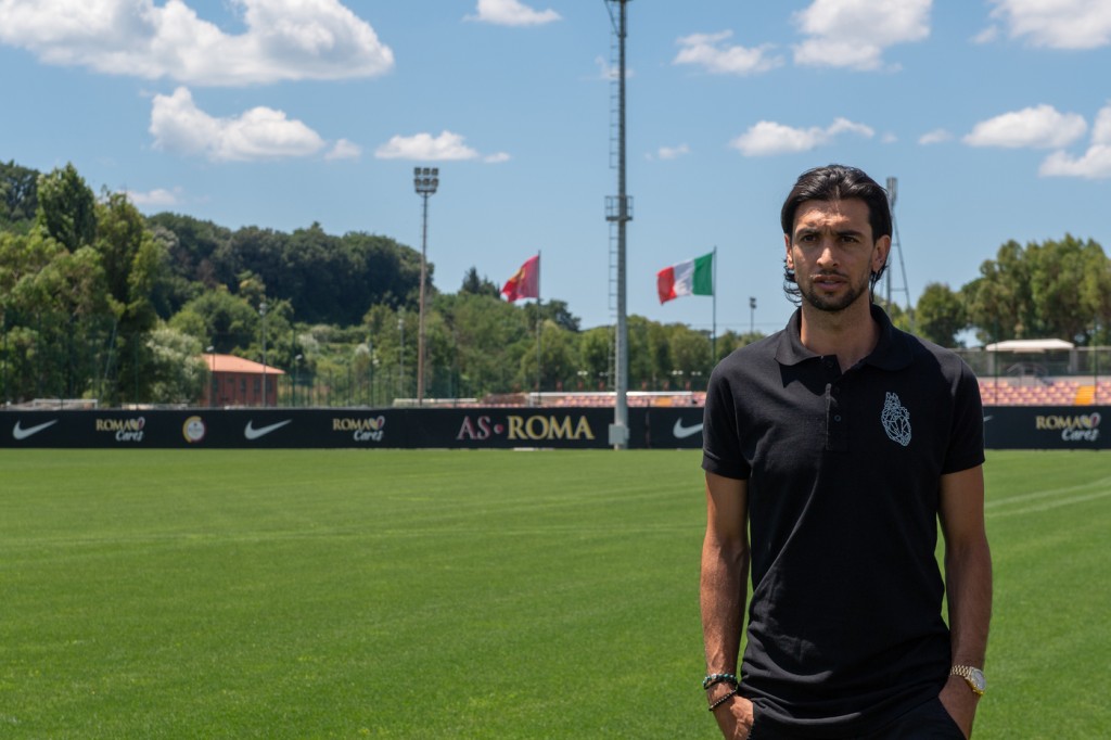 AS Roma, Javier Pastore visita il centro sportivo