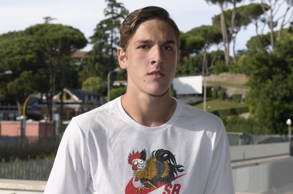 Niccolò Zaniolo arriva a RomaNiccolò Zaniolo arriva a Roma