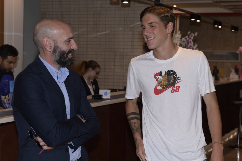 Niccolò Zaniolo arriva a RomaNiccolò Zaniolo arriva a Roma