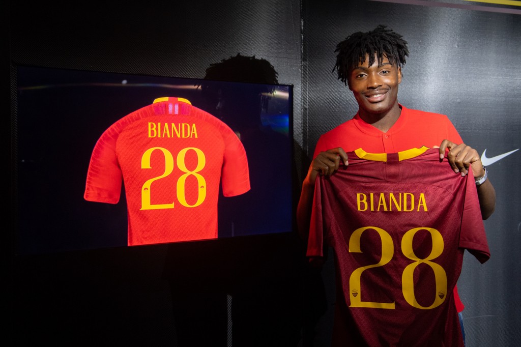 Bianda visita il centro sportivo dell'AS Roma