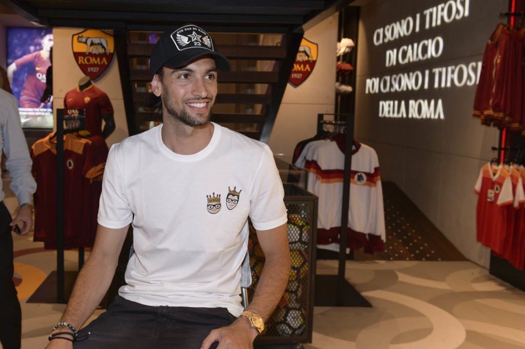 AS Roma, Javier Pastore incontra i tifosi al Roma Store