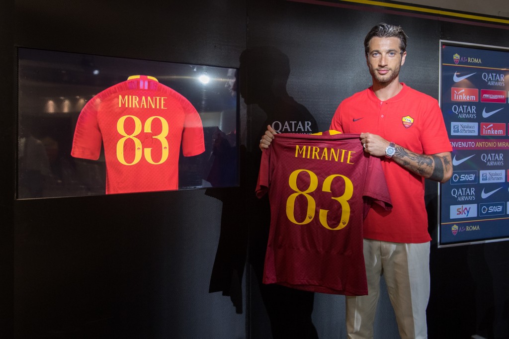 AS Roma, Antonio Mirante firma il contratto