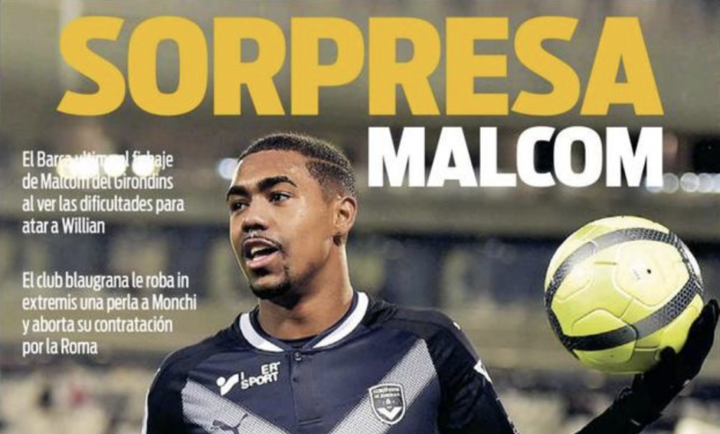 Sorpresa Malcom Sport