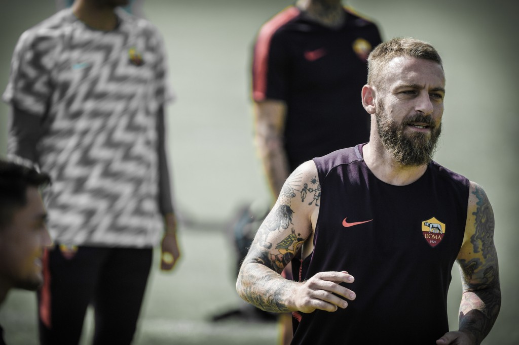 Allenamento Trigoria De Rossi