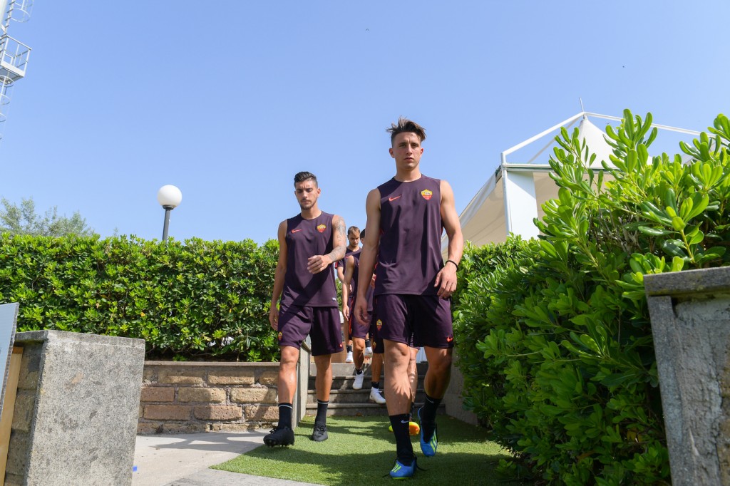 Allenamento Trigoria Luca Lorenzo Pellegrini