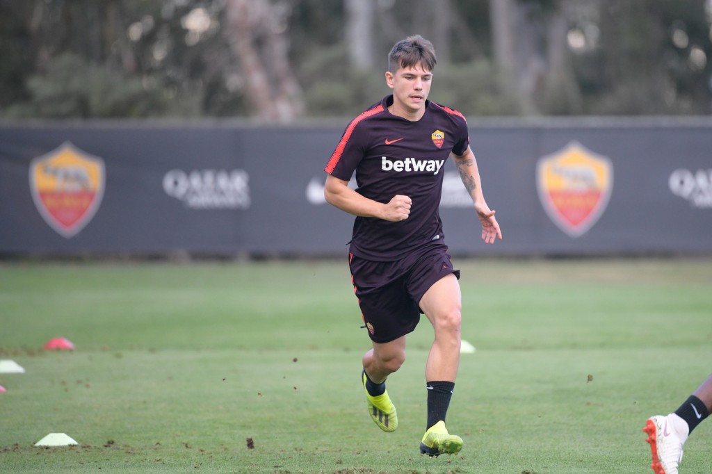 Coric_AS Roma Tour USA 2018, allenamento a San Diego