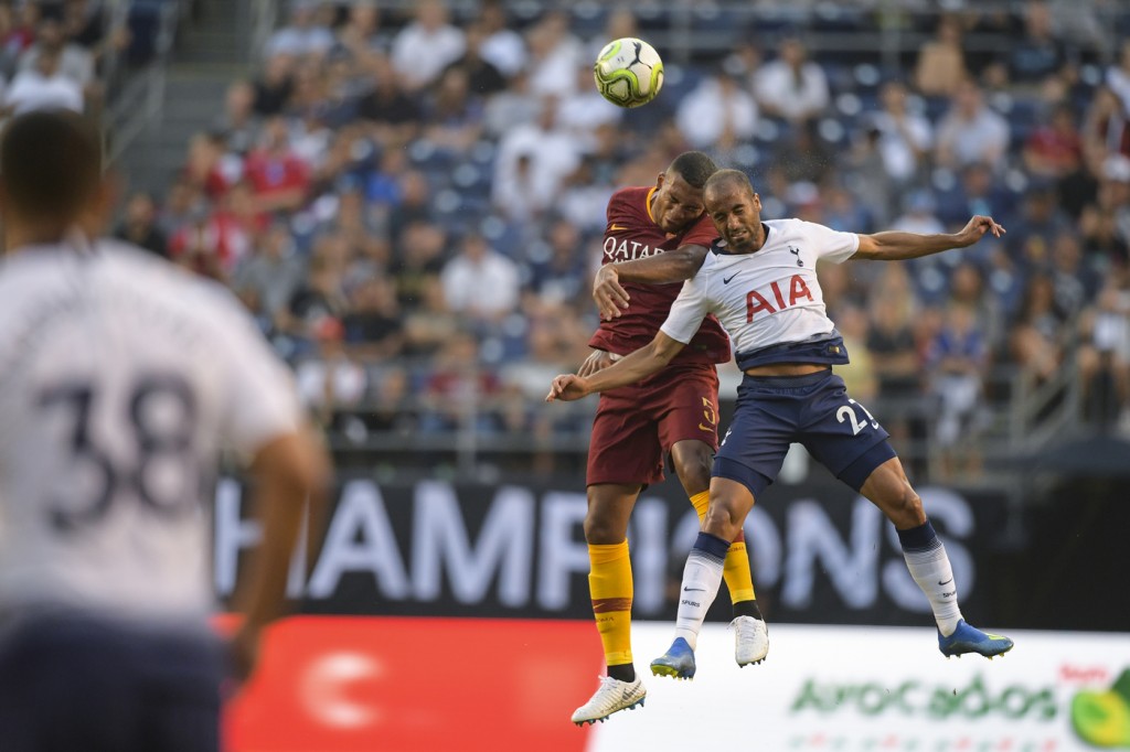 Nella foto: Juan Jesus, Lucas Moura roma_tottenham26072018_51
