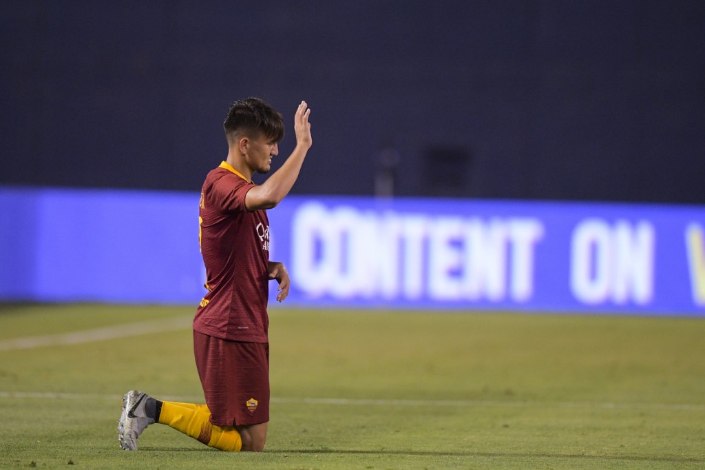 Nella foto: Cengiz Under AS Roma vs Tottenham - International Champions Cup