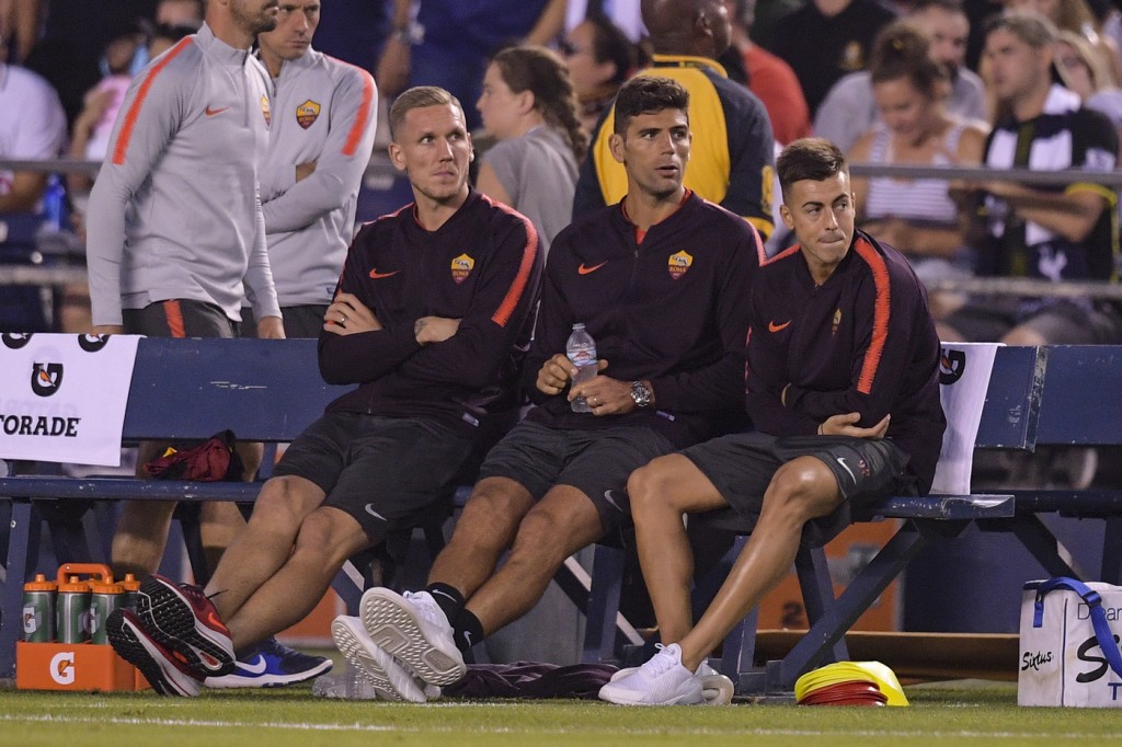 AS Roma vs Tottenham - International Champions Cup - Olsen El Shaarawy Fazio