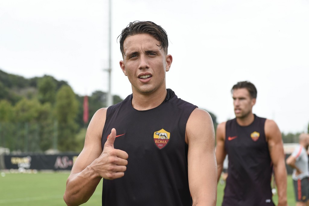 Allenamento Trigoria Luca Pellegrini