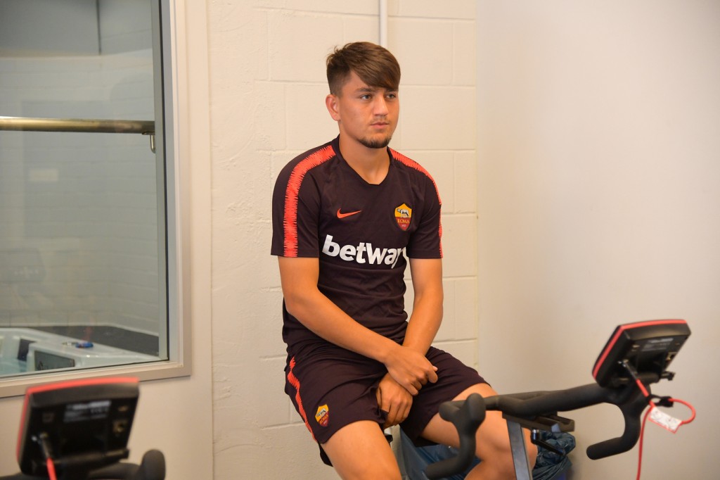 Under_AS Roma Tour USA 2018, allenamento a San Diego