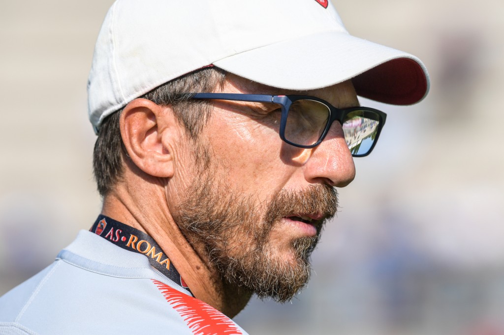 AS Roma, allenamento a porte aperte allo Stadio Tre Fontane  Eusebio Di Francesco