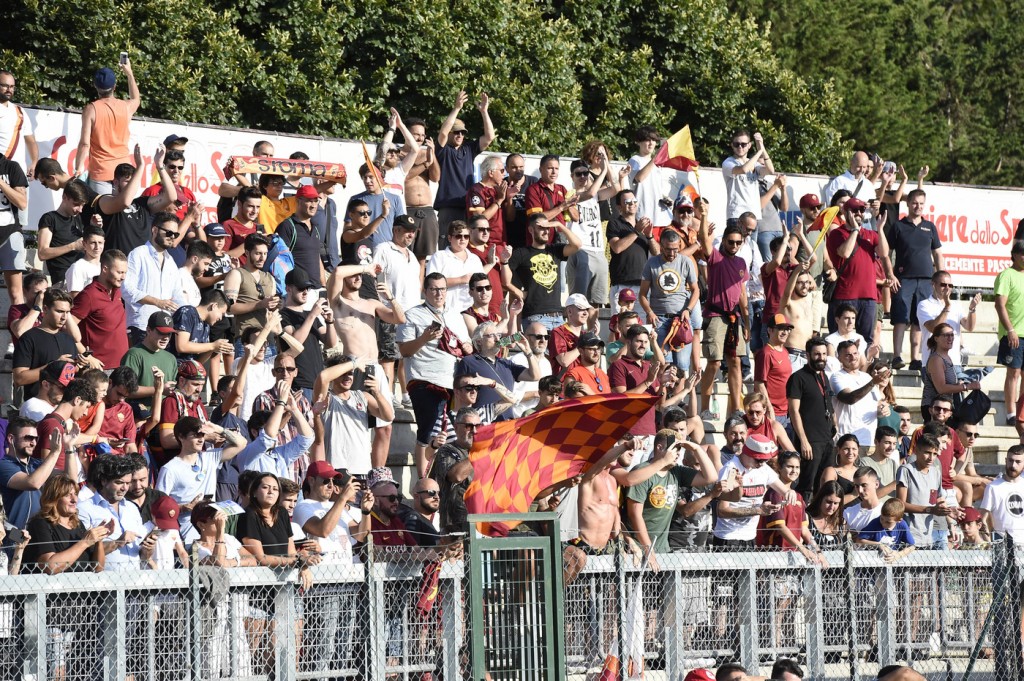 AS Roma, allenamento a porte aperte allo Stadio Tre Fontane