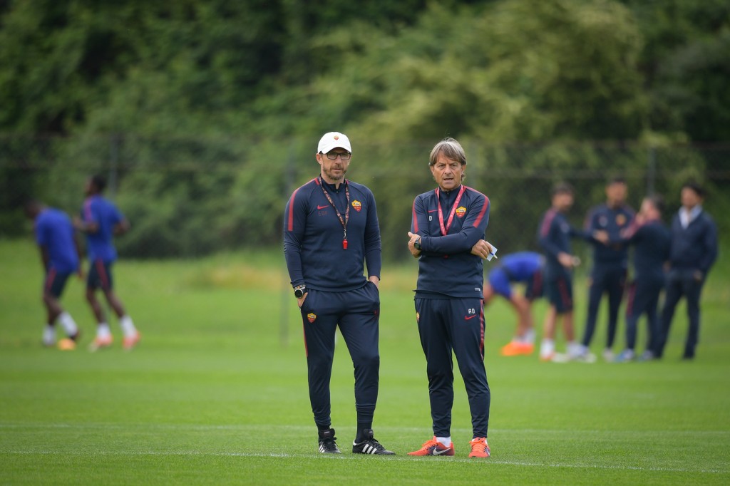 Allenamento AS Roma Nella foto: Eusebio Di Francesco, Alberto De Rossi