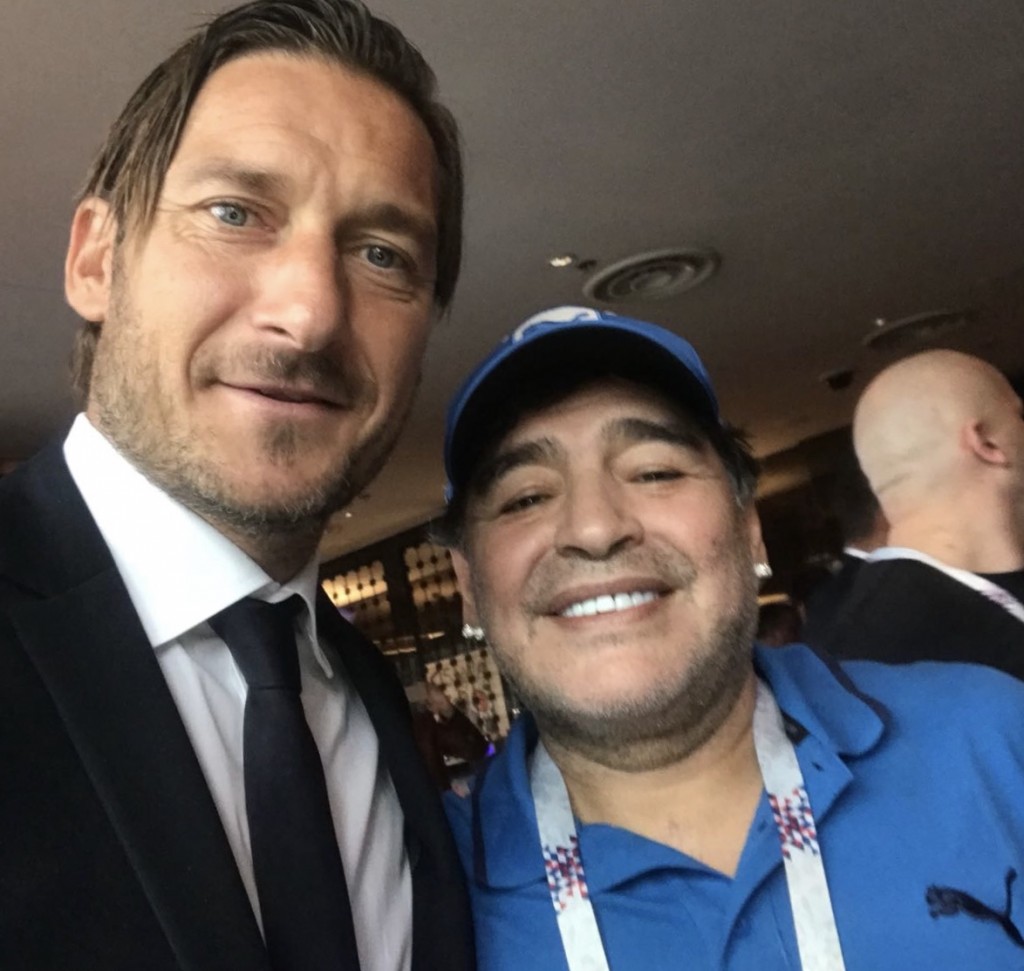 Totti e Maradona