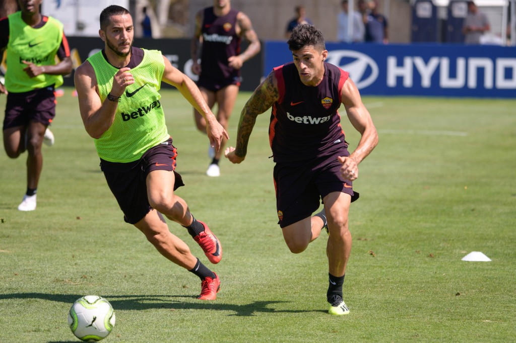 AS Roma Tour USA 2018, sessione di allenamento a San Diego