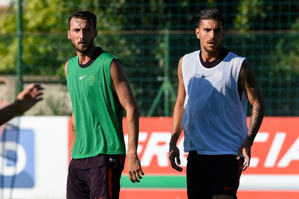 Pellegrini_Cristante Allenamento AS Roma - Ritiro estivo per la stagione 2018/2019