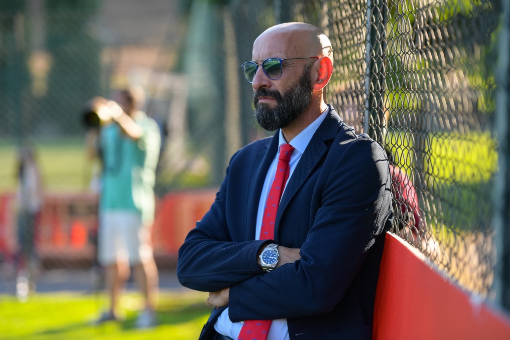 Monchi_Allenamento AS Roma - Ritiro estivo per la stagione 2018/2019
