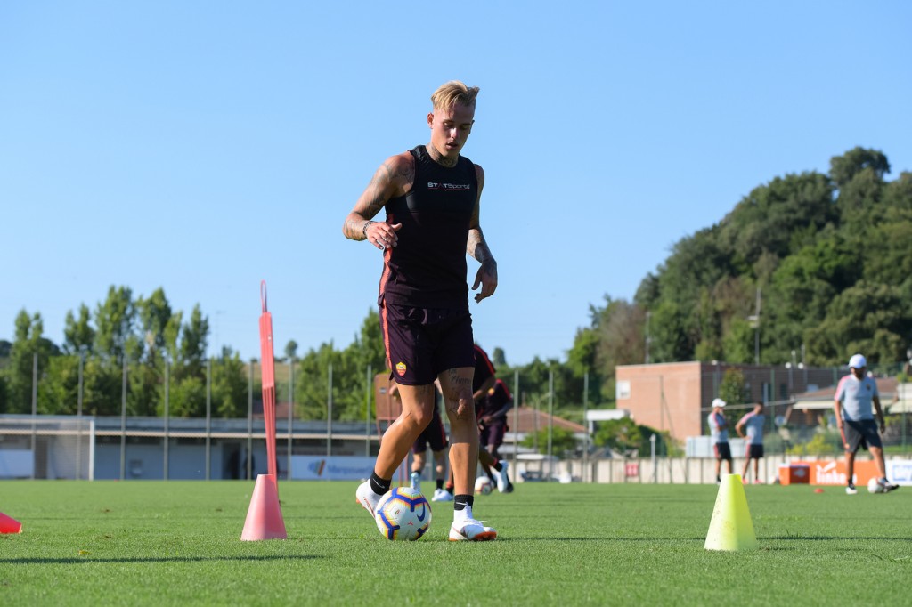 Karsdorp_Allenamento AS Roma - Ritiro estivo per la stagione 2018/2019