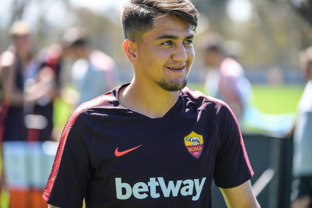 Nella foto: Cengiz Under AS Roma Tour USA 2018 - Sessione di allenamento