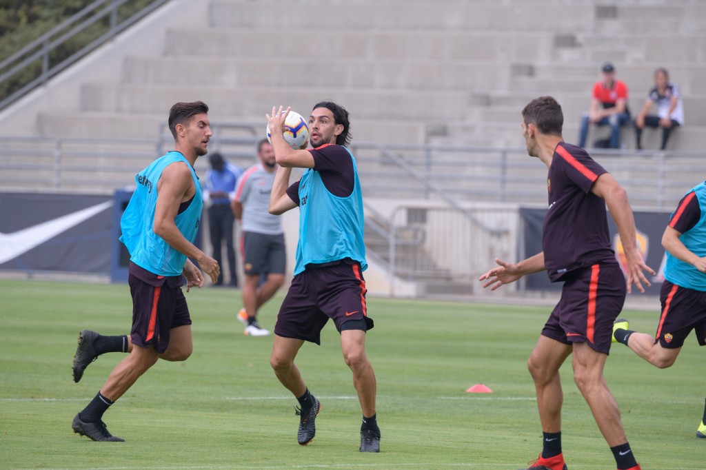 Nella foto: Javier Pastore AS Roma Tour USA 2018 - Sessione di allenamento