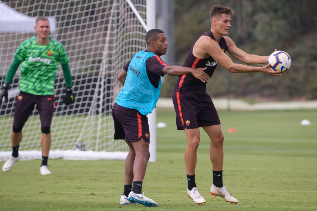 Nella foto: Patrik Schick, Juan Jesus AS Roma Tour USA 2018 - Sessione di allenamento