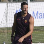 Ritiro AS Roma 2018/2019 - Sessione di allenamento pomeridiano Nella foto: Kostas Manolas