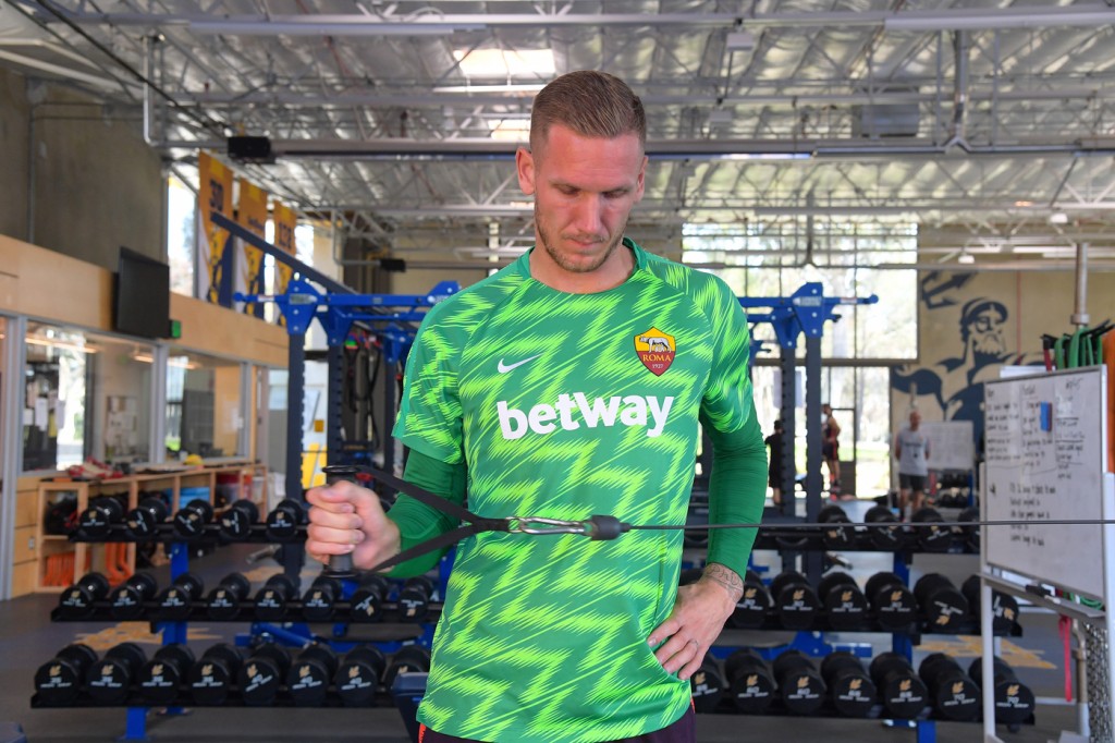 Olsen_AS Roma Tour USA 2018 - Sessione di allenamento