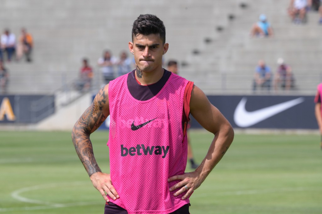 AS Roma Tour USA 2018, allenamento a San Diego Perotti