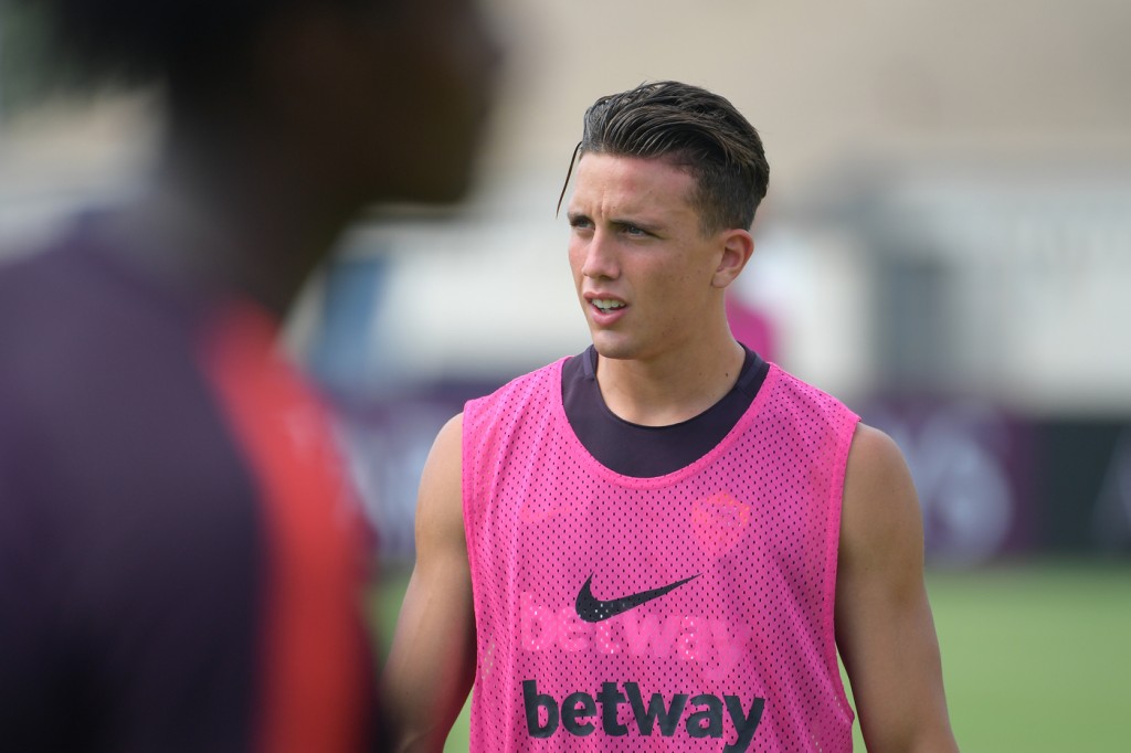 AS Roma Tour USA 2018, allenamento a San Diego Luca Pellegrini