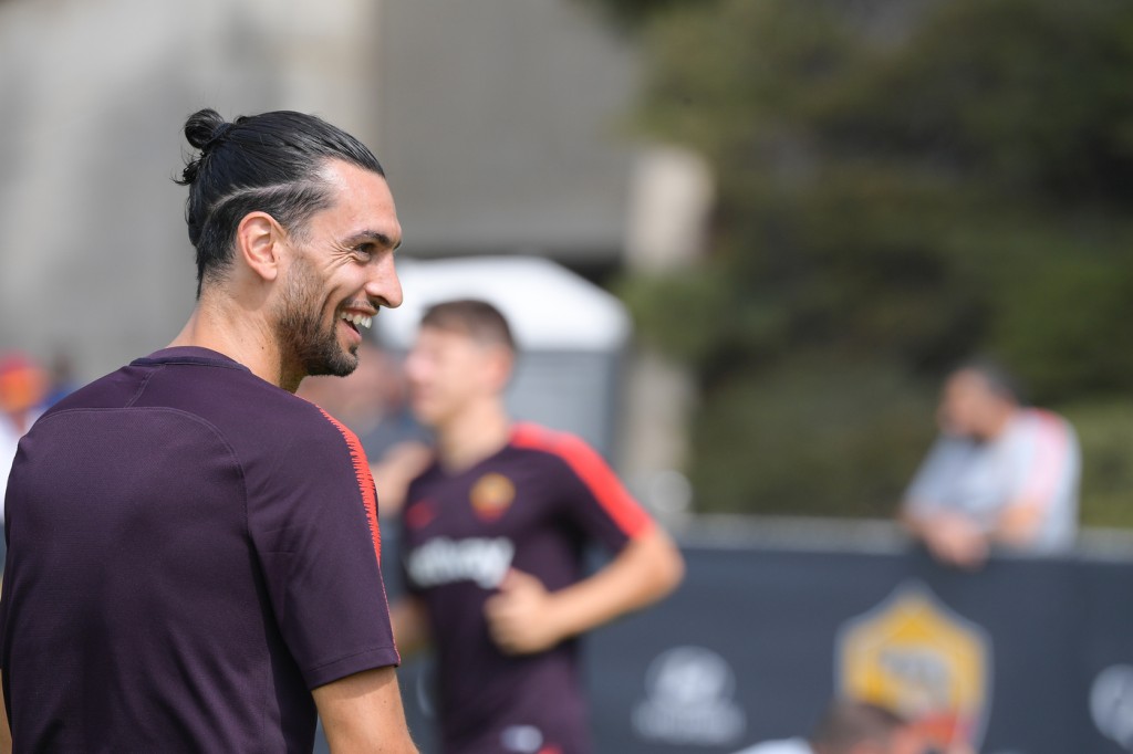 AS Roma Tour USA 2018, allenamento a San Diego Pastore