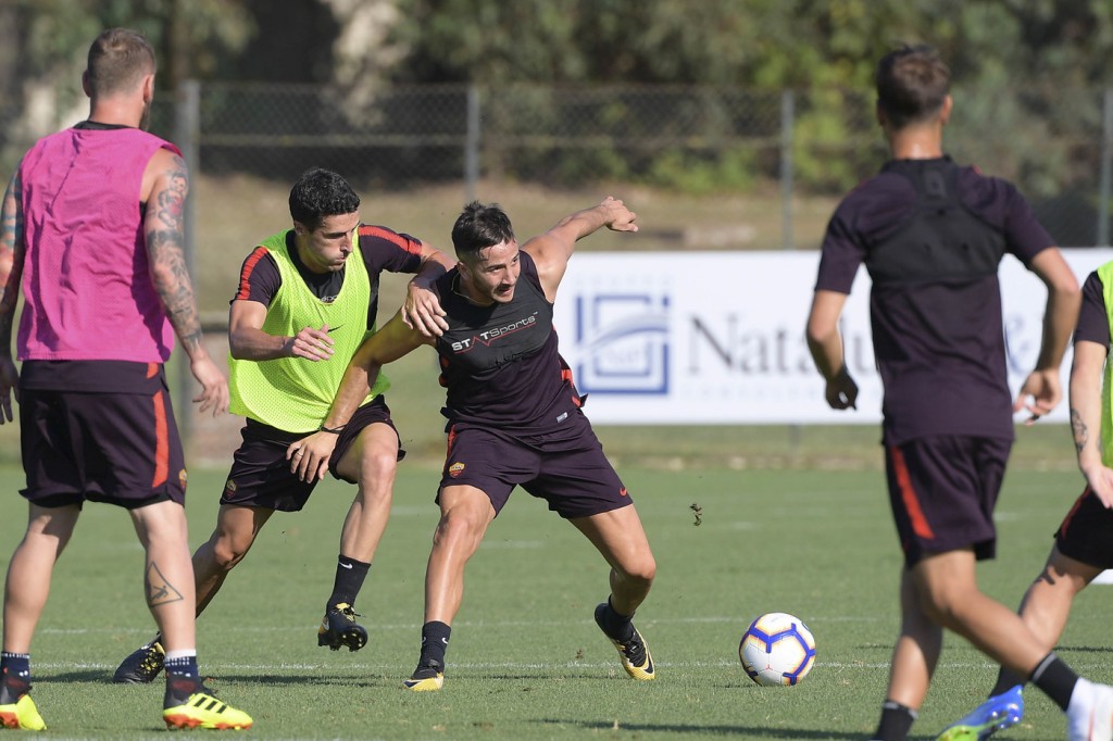 Manolas_Marcano_Allenamento pomeridiano AS Roma - Ritiro estivo per la stagione 2018/2019