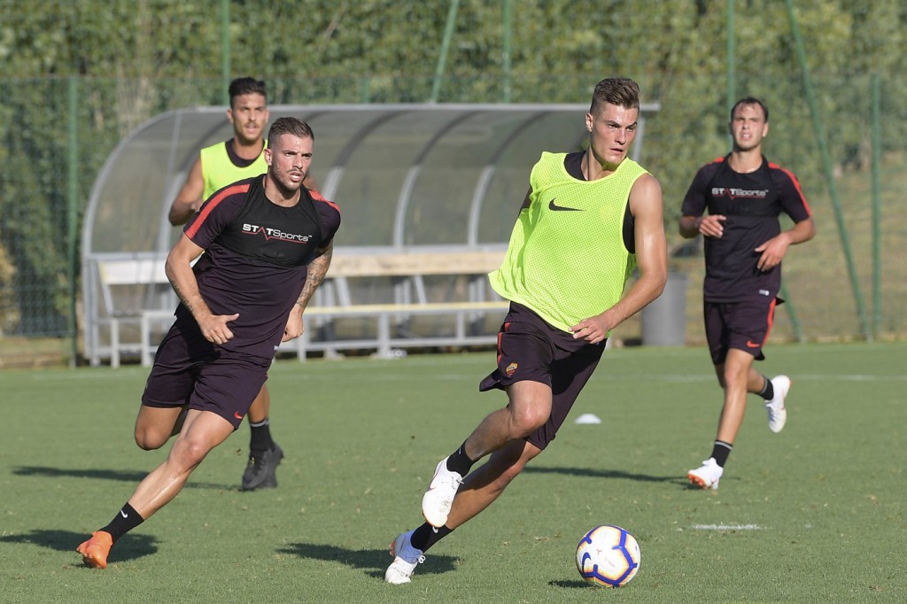 Schick_Santon__Allenamento pomeridiano AS Roma - Ritiro estivo per la stagione 2018/2019