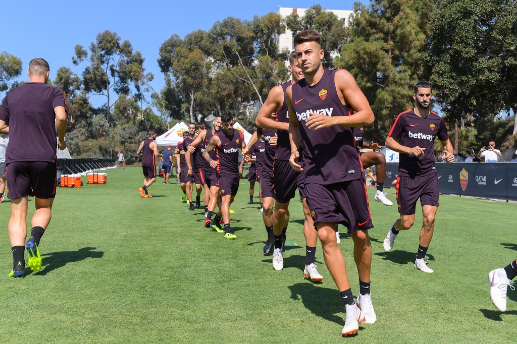 El_Shaarawy_AS Roma Tour USA 2018, allenamento a San Diego